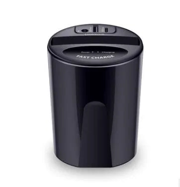 Black X9 car wireless charging cup with QI 10W fast charging and LED indicator