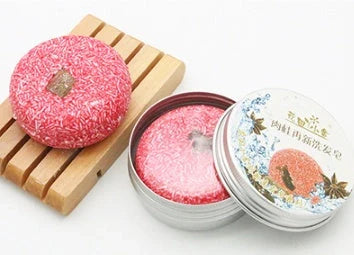 Natural Plant Shampoo Bar with essential oils for nourishing hair care