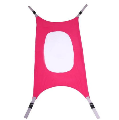 Portable baby crib hammock in soft crushed velour for safe, comfortable sleep