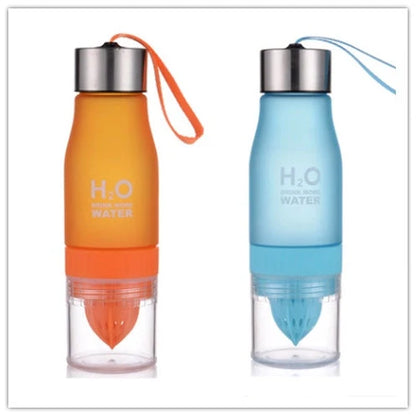 Frosted Plastic Lemon Cup in various colours, BPA-free, 650ml capacity