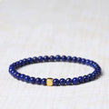 Natural crystal green and gold stone geometric bracelet with 16mm bead and electroplated finish.