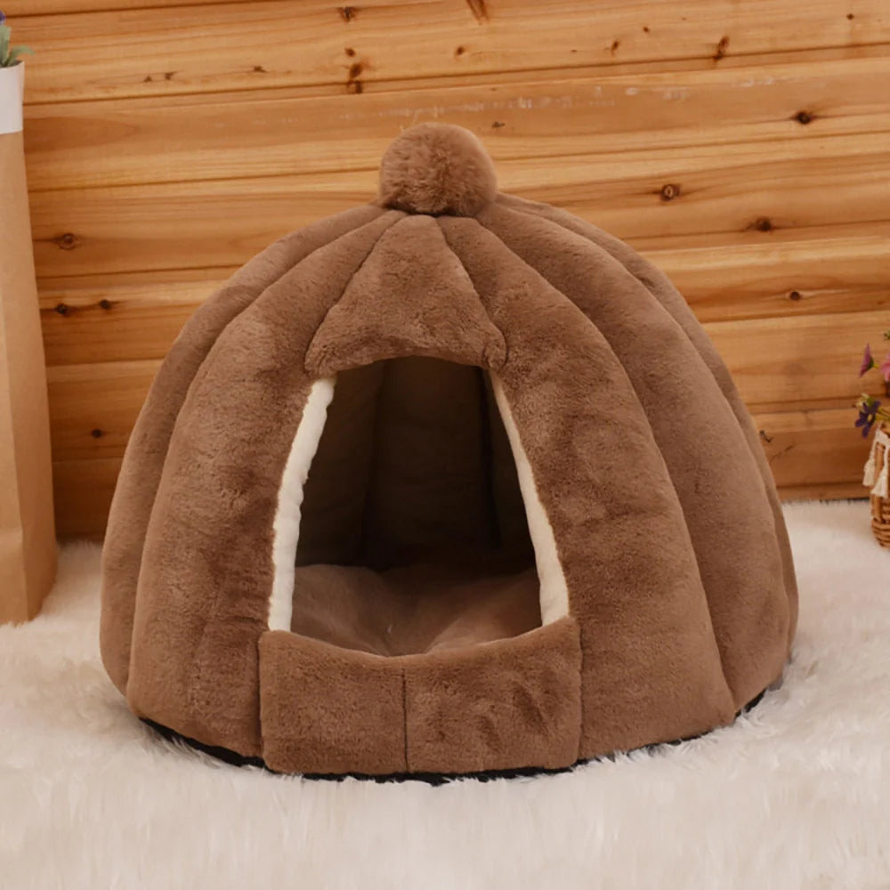 Pumpkin bag cat litter kennel in various colors, foldable and washable design