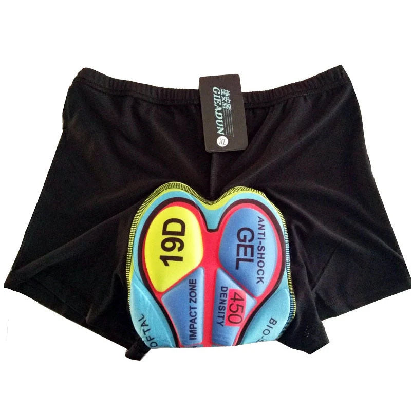 Cycling shorts with 3D gel padding for hip protection and breathable fabric