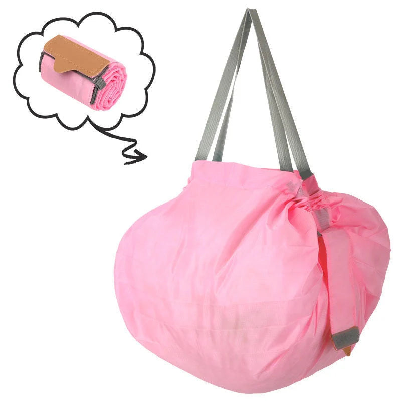 Dorathye Foldable Waterproof Shopping Bags in various colours, showcasing large capacity and eco-friendly design