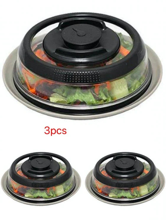 Premium reusable vacuum food sealer with airtight design and transparent cover for easy monitoring of food levels