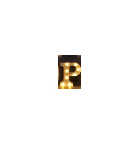 Luminous LED letter and number night light for weddings and parties