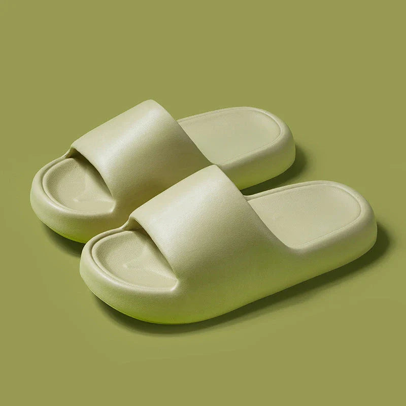 Stylish and comfortable bread-inspired home slippers with non-slip soles in various colors and sizes