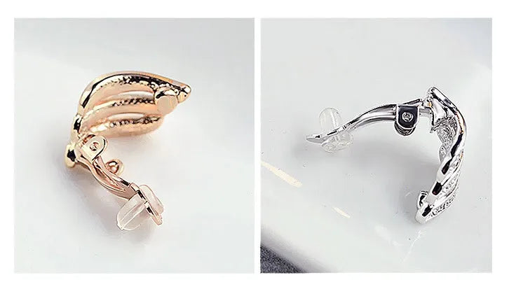 Simple wild temperament plated earrings for women lightweight 9g default colour