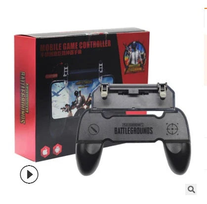 Universal smartphone game controller with mute cooling fan for enhanced gaming comfort