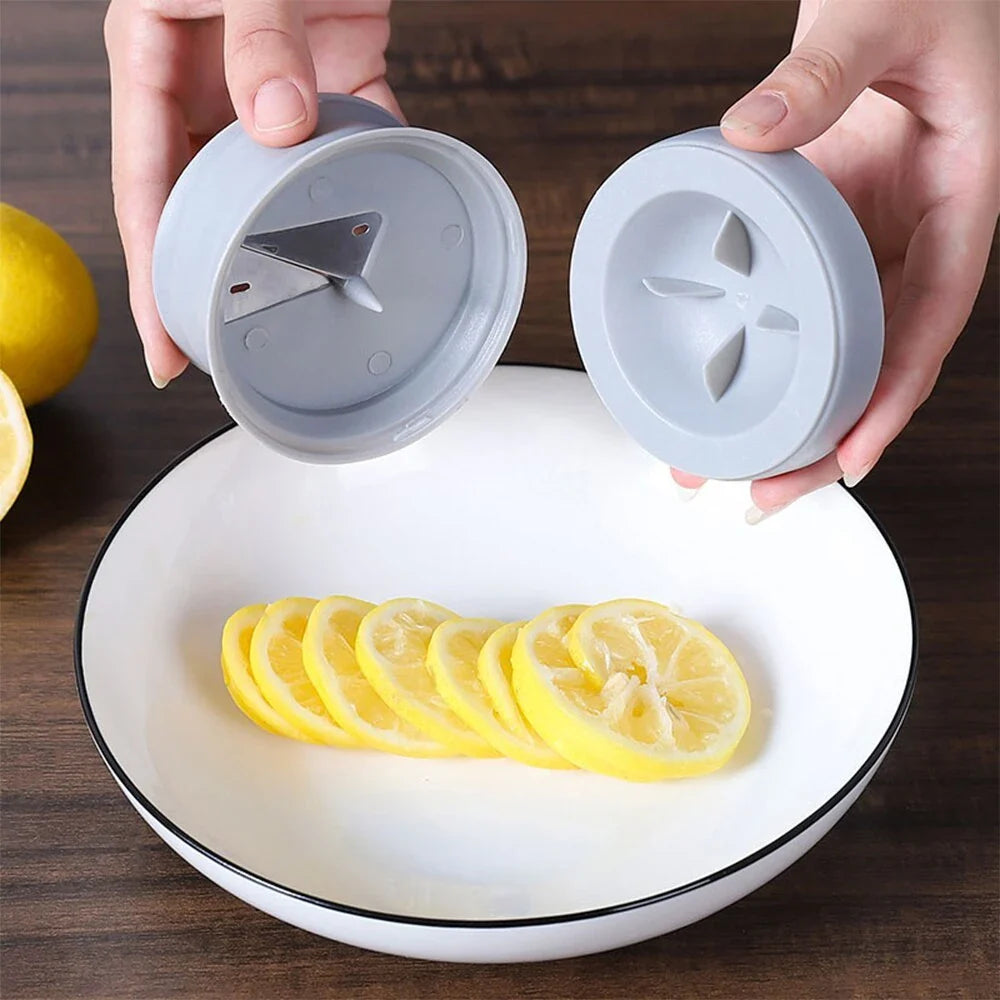 Versatile spiral slicer for slicing lemons, vegetables, and more into creative spirals for Kiwi kitchens