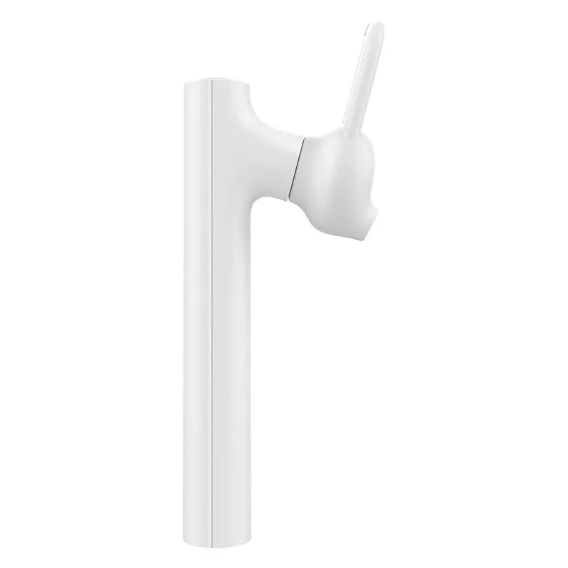 Wireless Bluetooth headset in black and white with compact 5.6cm design