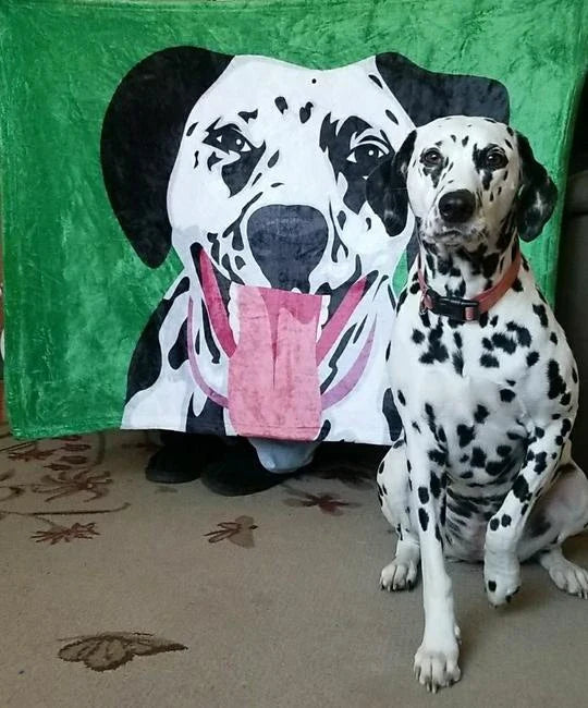 Custom design flannel blanket with knee warm feature, available in multiple sizes