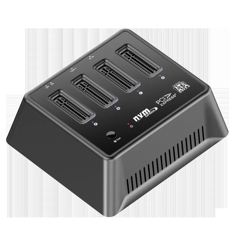 Aluminum alloy M2 SSD mounting base with dimensions 90mm by 78mm by 34mm
