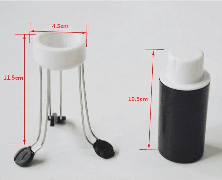 Wireless 3-Speed Automatic Stirrer in black and white, compact kitchen gadget