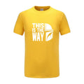Men's short-sleeved pure cotton t-shirt in multiple colours - black, blue, grey, light grey, navy blue, red, yellow - size XS to XXL