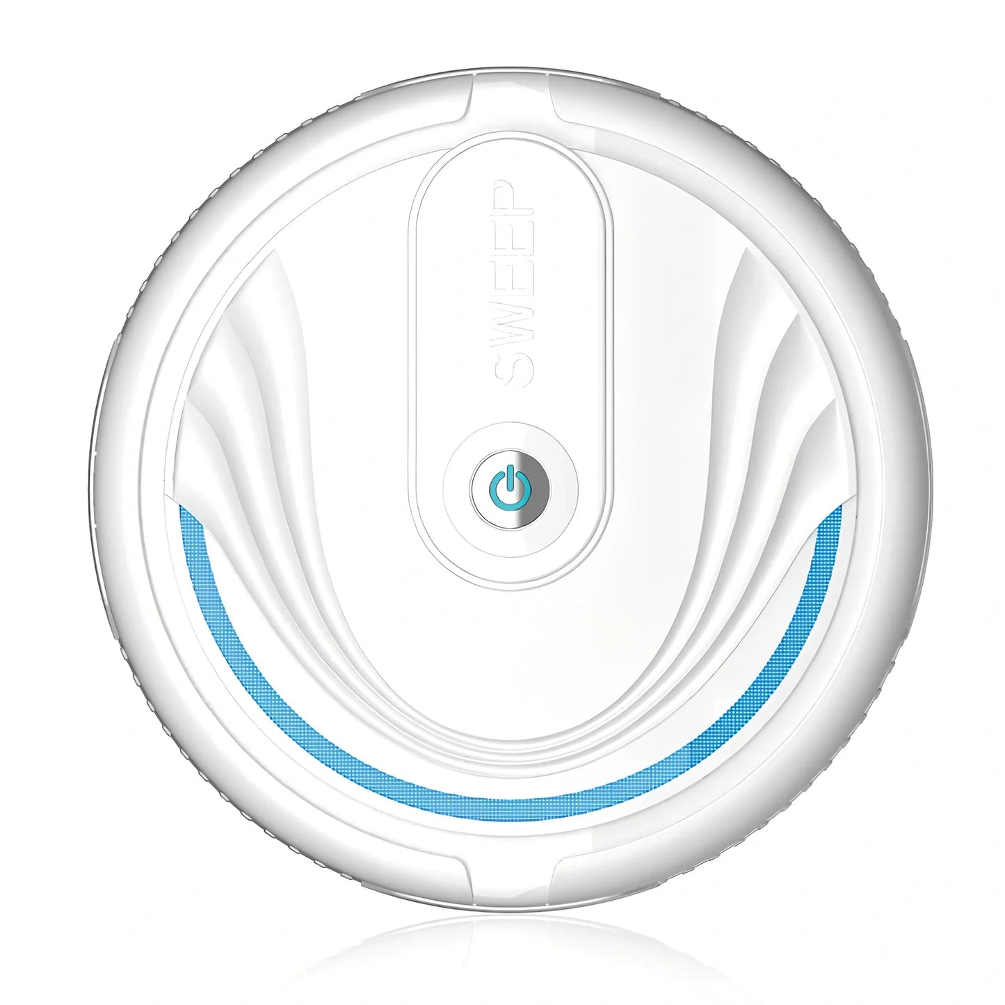 Auto sweeping robot vacuum cleaner with 6.5cm height and 23cm diameter cleaning hardwood floor