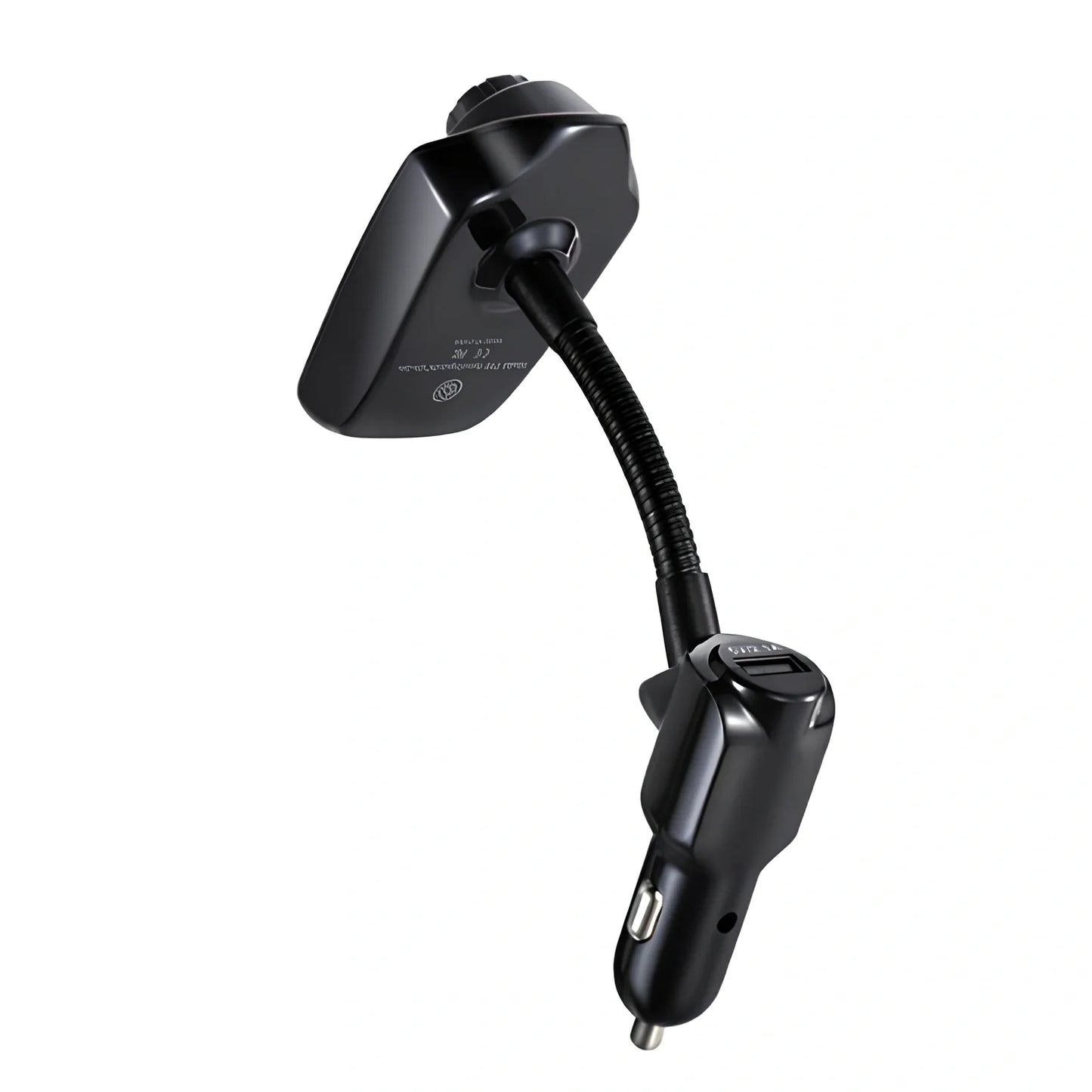 Compact black Bluetooth speaker with fabric mesh front and rubberised base, measuring 18cm wide