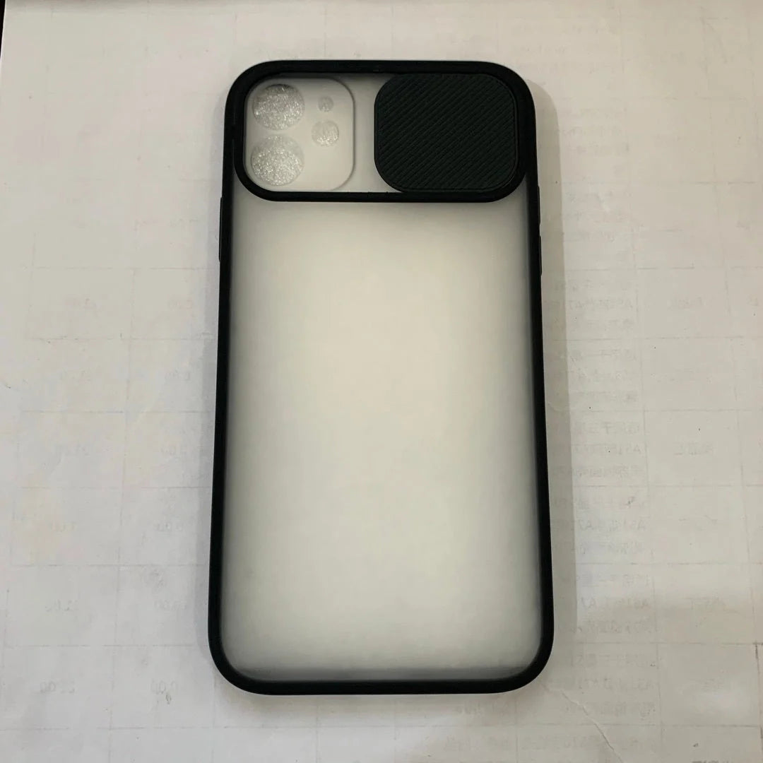 Frosted Surface Camera Protection Mobile Phone Case for iPhone in various colours