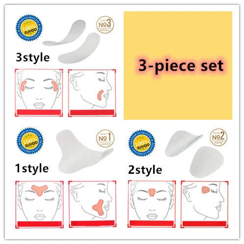 Women's facial anti-wrinkle pads for sagging skin care and wrinkle reduction