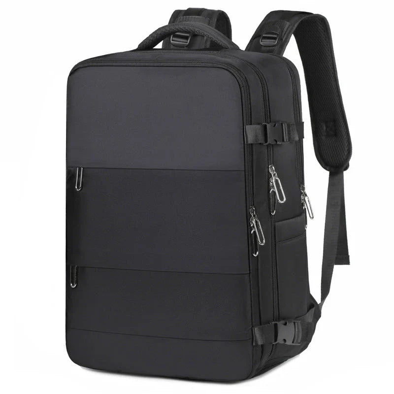 Stylish and practical travel backpack with generous storage capacity, water-resistant construction, and comfortable design for busy women on the go