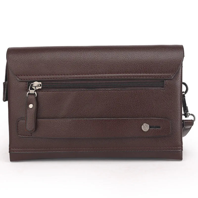 2021 Paul genuine leather man bag business hand bag men purse black colour