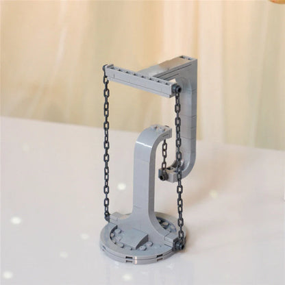 Anti-gravity tension balance building blocks in grey, defying gravity for creative play