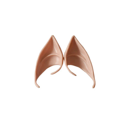 Adjustable latex elf goblin ears for Halloween costumes, safe and non-toxic