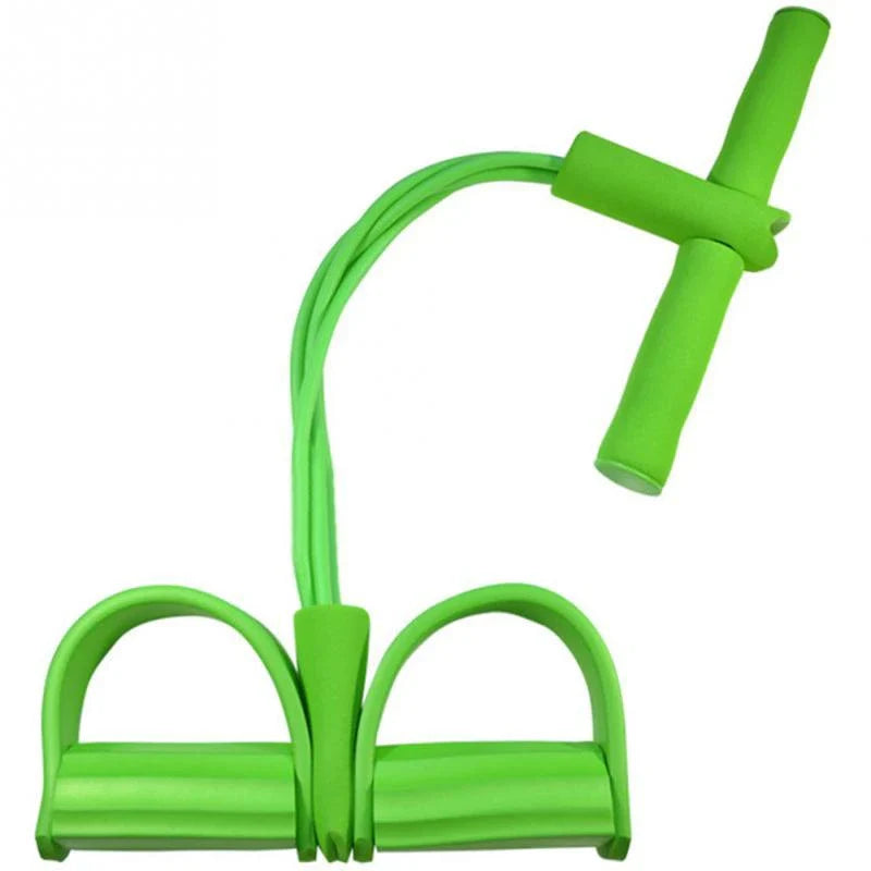 Natural Latex Resistance Trainer with handles for full-body workouts