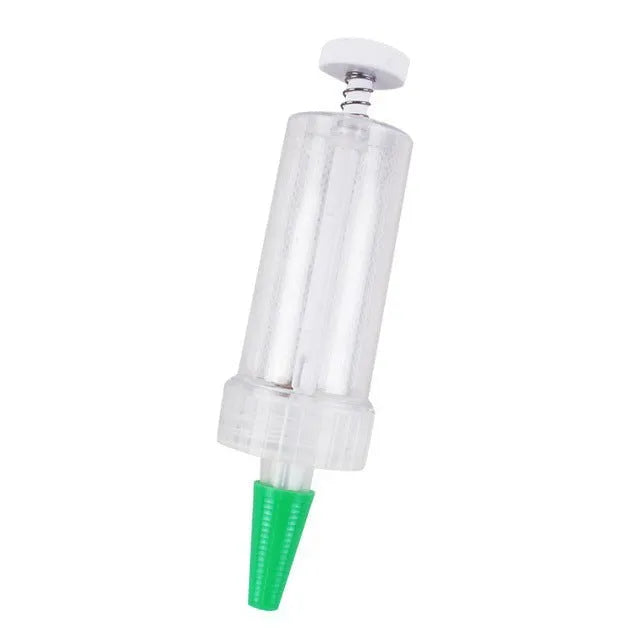 12cm long mini seed sower tool with 3cm diameter for container gardening