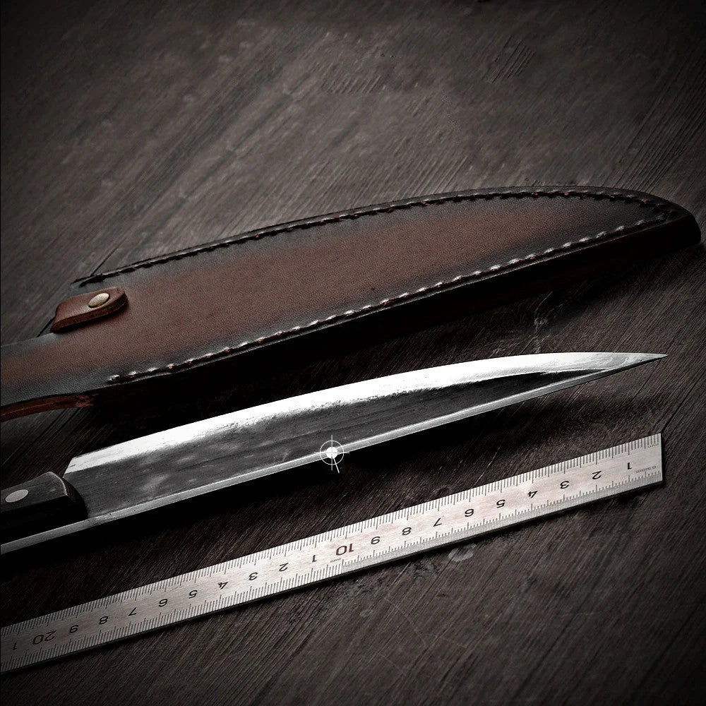 8-inch forging butcher's bone picking knife for precise culinary tasks