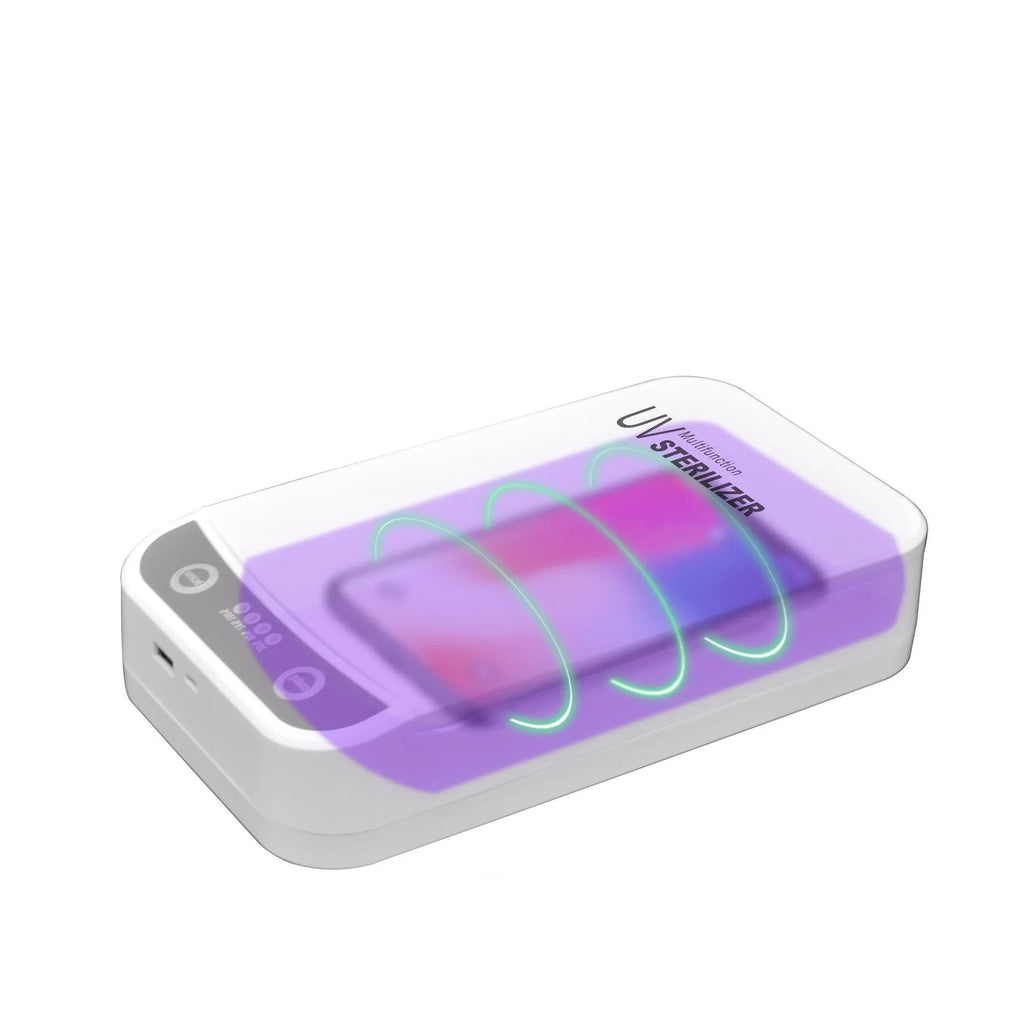 UV disinfection box for phones with 4W UVC lamps, dimensions 218x123x53mm