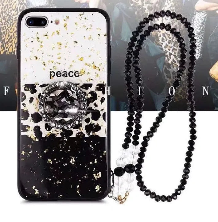 Full-colour leopard print TPU back cover phone case for iPhone and Samsung Galaxy models