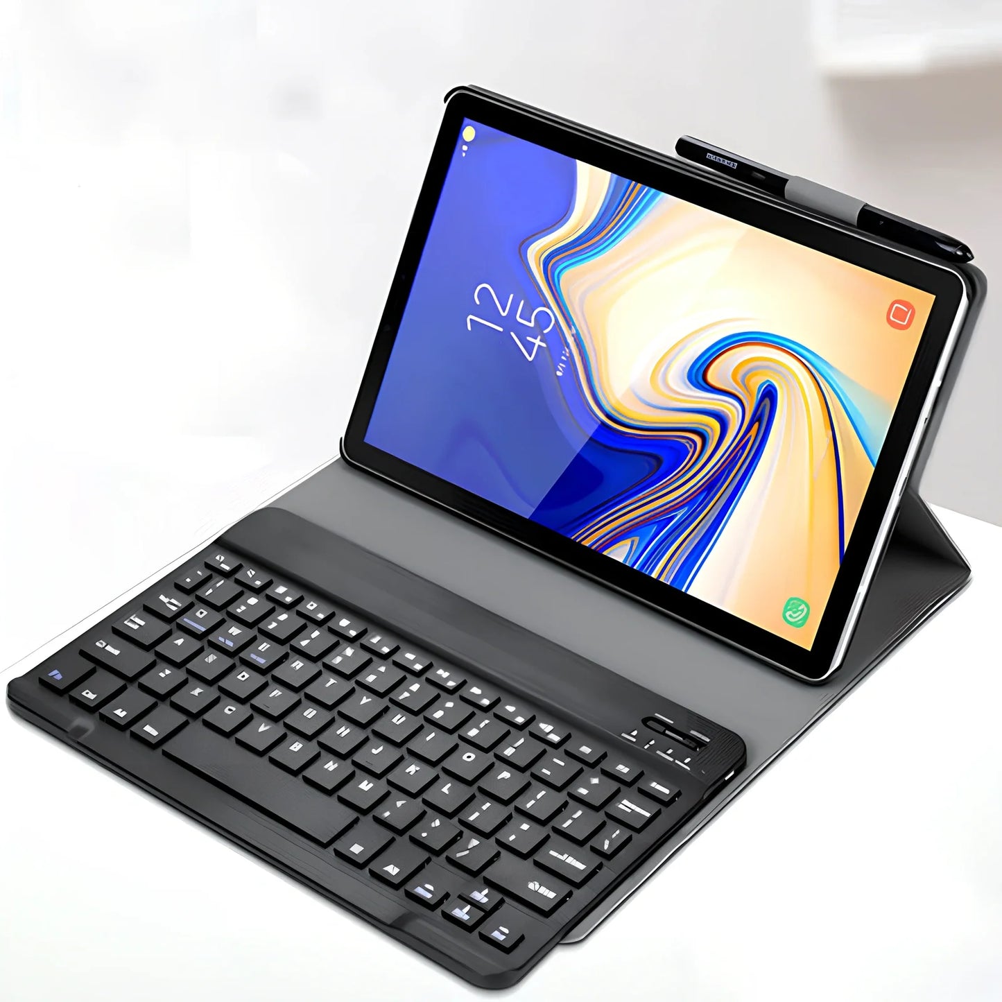 Universal Bluetooth wireless keyboard for Apple, Android and Windows devices with 10-metre range