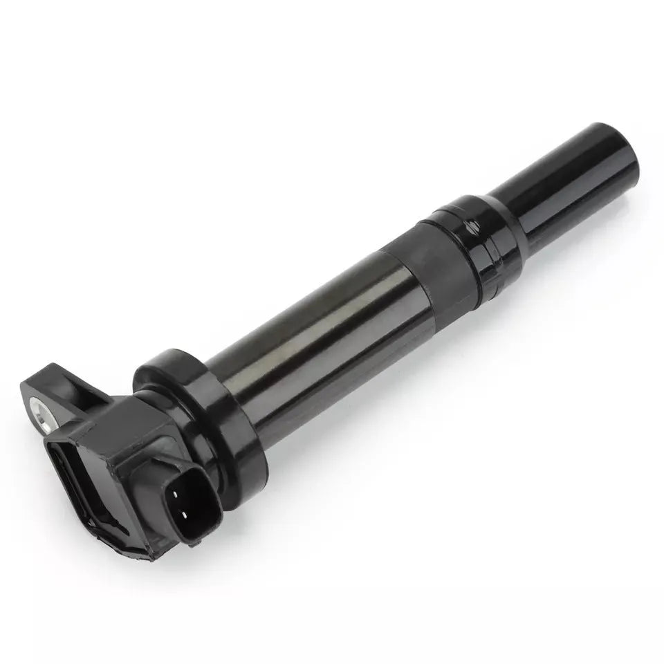 Black Hyundai DQ9101E ignition coil for 4-cylinder engines, part number 27301-3E400.