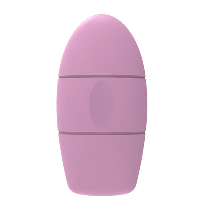 Pink silicone ice face roller mould for cooling massages, reducing pores and dark circles, compact 10-15cm design