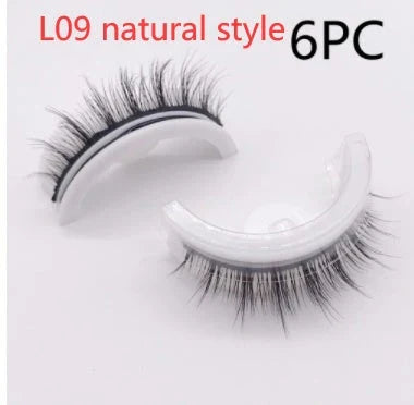 Captivating 3D layered mink-like false eyelashes for bold, voluminous eye makeup looks