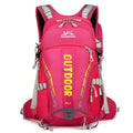 Multi-colour outdoor hiking bag with suspended support system for cycling and travel