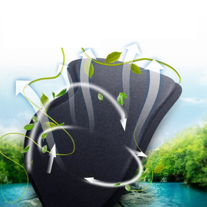 3D No Nose Wing Eye Mask in black with adjustable strap