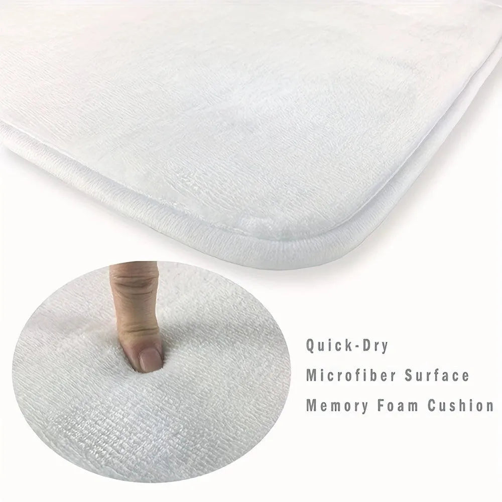 45x75cm square polyester flannel flocking carpet with modern simplicity design