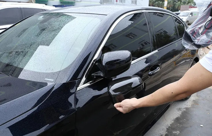 Carbon fibre pattern ABS plastic outside rear view mirror cover for 2020 BMW 5 Series 6 Series GT and 7 Series