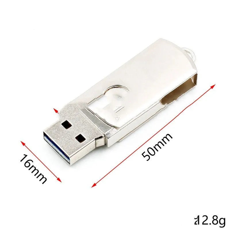 ATMEGA32U4 USB development board measuring 50mm by 16mm