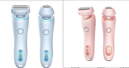 An electric shaver for women with foil and rotating heads for comprehensive hair removal