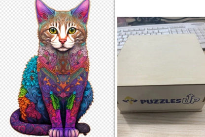 Animal Puzzle Puzzlesup A3 Size With The Box - Detailed wooden puzzle for creative minds