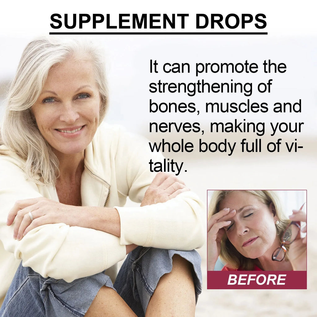 Googeer Body Care Drops liquid supplement in a 30ml bottle with dropper.