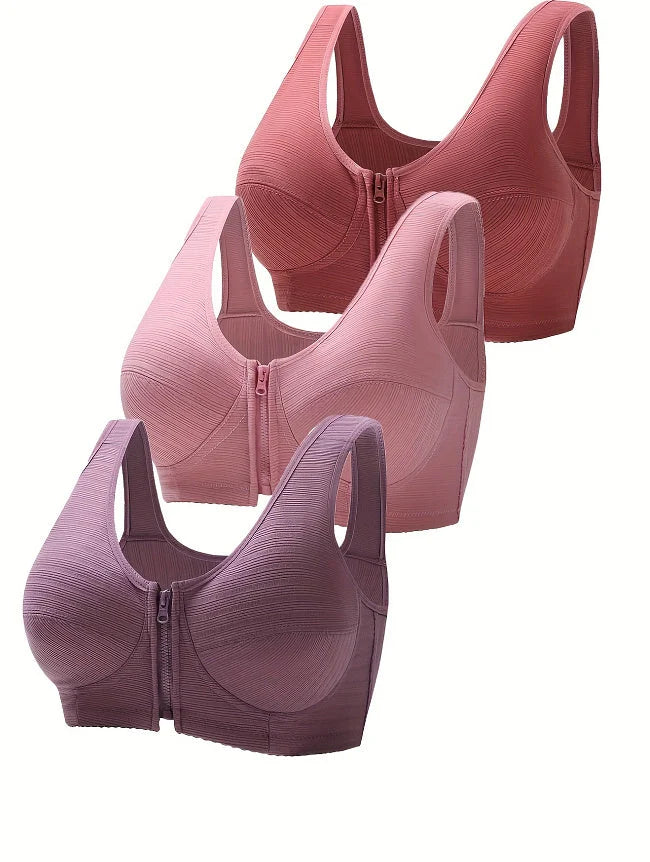 Ladies Plus Size Underwired Bra in Cotton, available in multiple colors and sizes