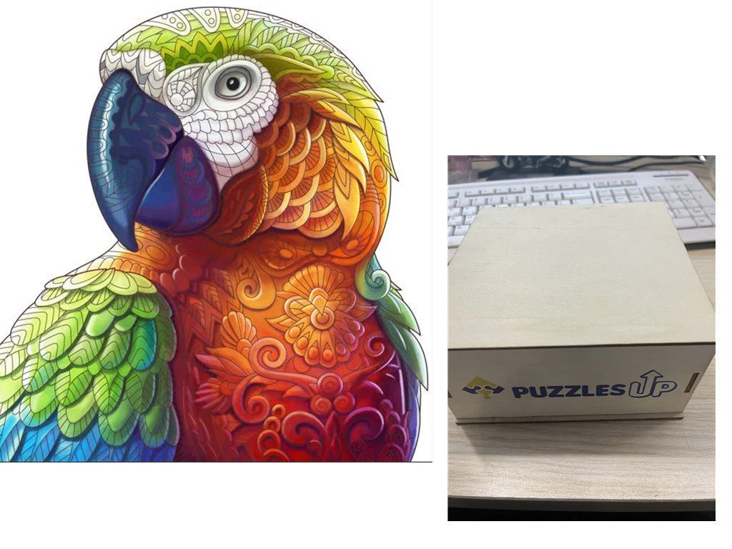 Animal Puzzle Puzzlesup A3 Size With The Box - Detailed wooden puzzle for creative minds