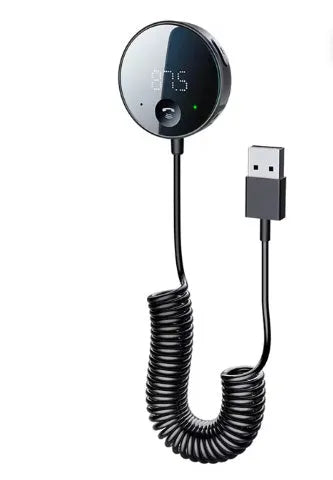 Hands-free call receiver vehicular Bluetooth MP3 player with 1.1 inch display and USB power for car use