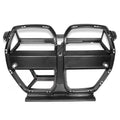 Dry carbon fibre front bumper grille for BMW M3 M4 G80 G82 with 3K weave pattern