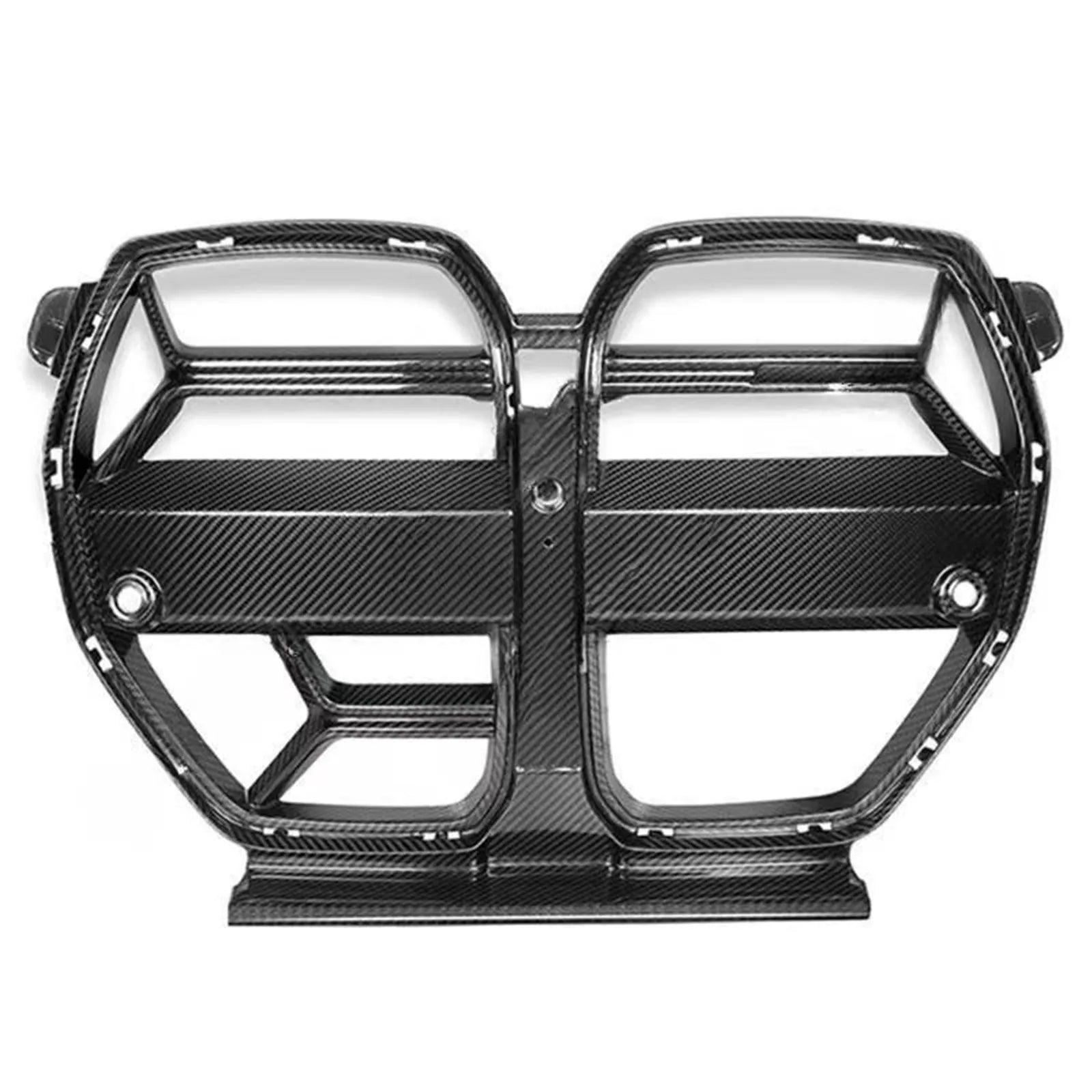 Dry carbon fibre front bumper grille for BMW M3 M4 G80 G82 with 3K weave pattern