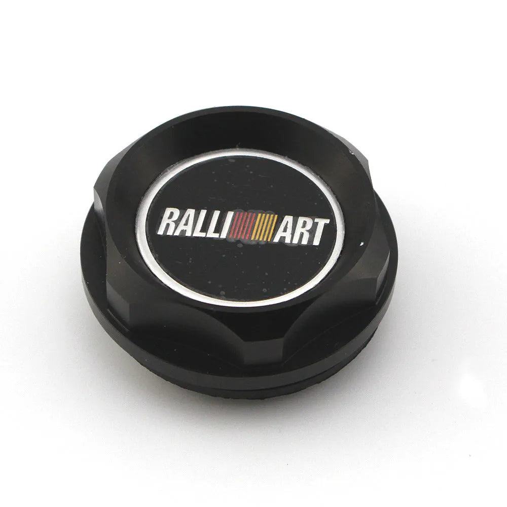 Aluminium alloy oil filter cap for Mitsubishi car modification in six colour options.